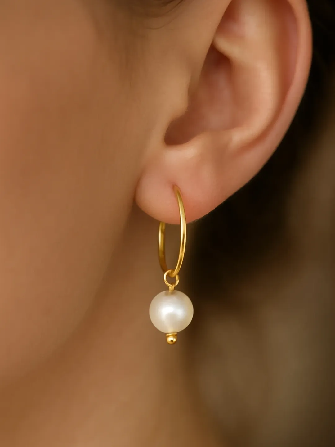 گوشواره مرواریدی طلا