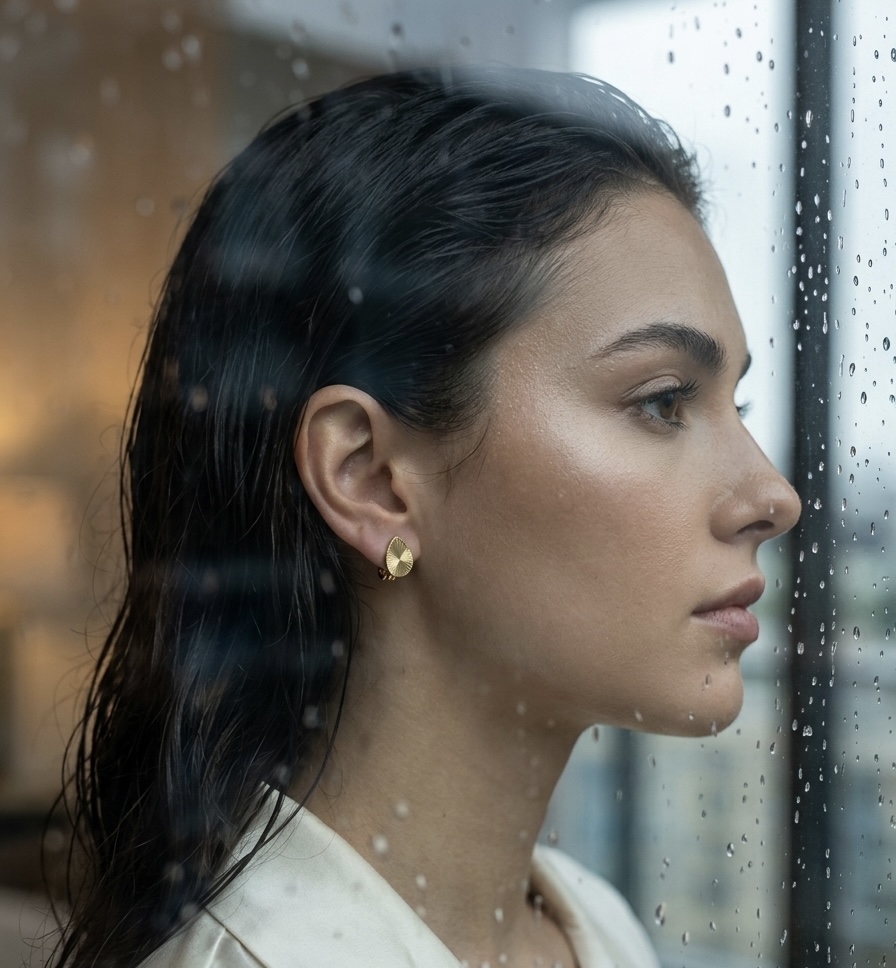 گوشواره میخی طلا زنانه دخترانه